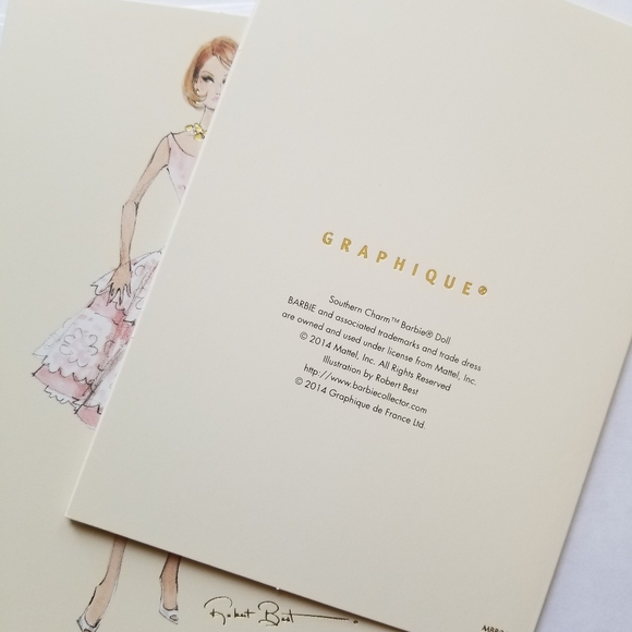 ❗Barbie Notecards and Envelope Set By Robert Best❗ - Picture 3 of 3
